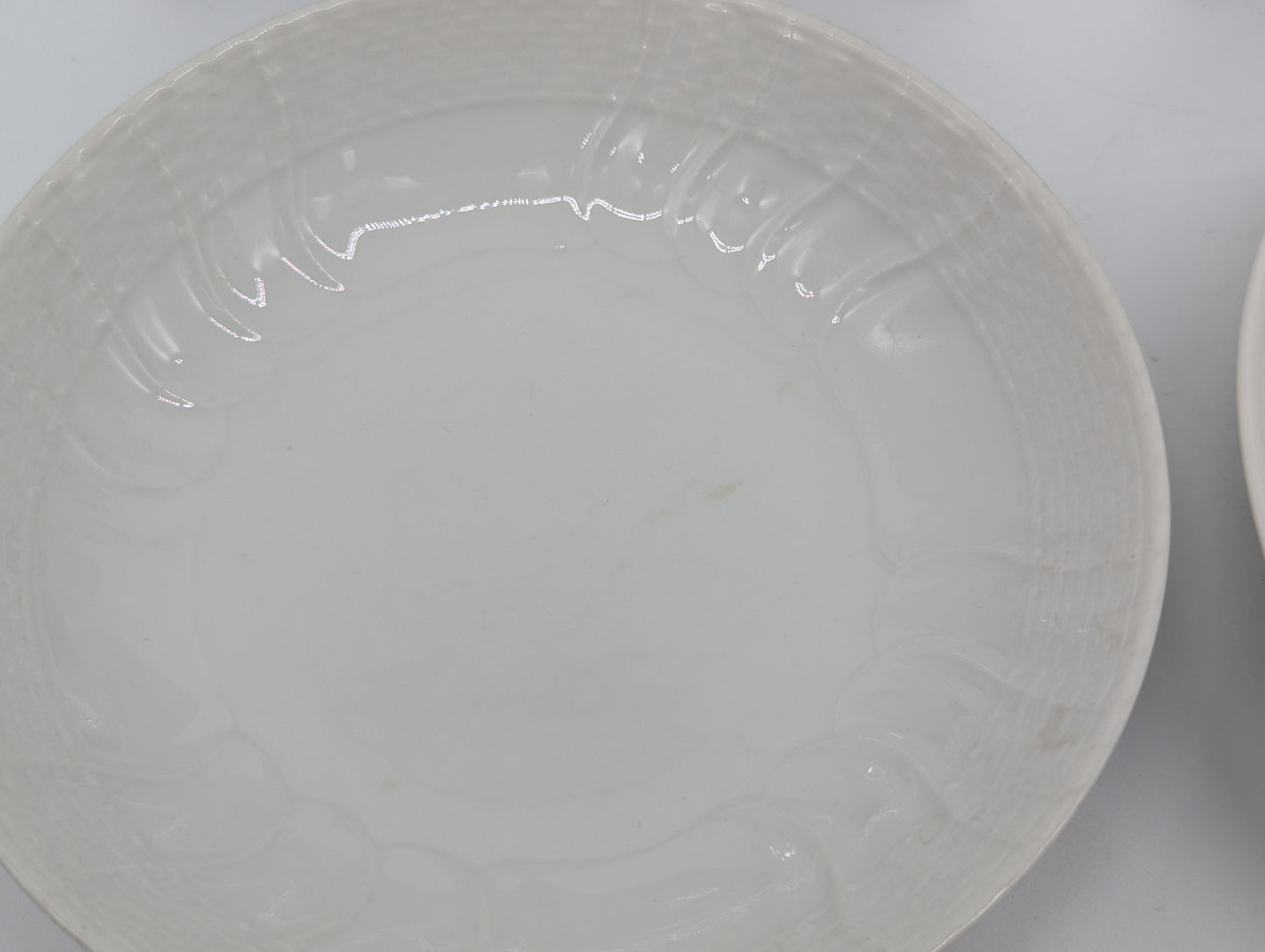 KPM Berlin Schälchen Set Kurland Weiß Reliefdekor 6 Stück