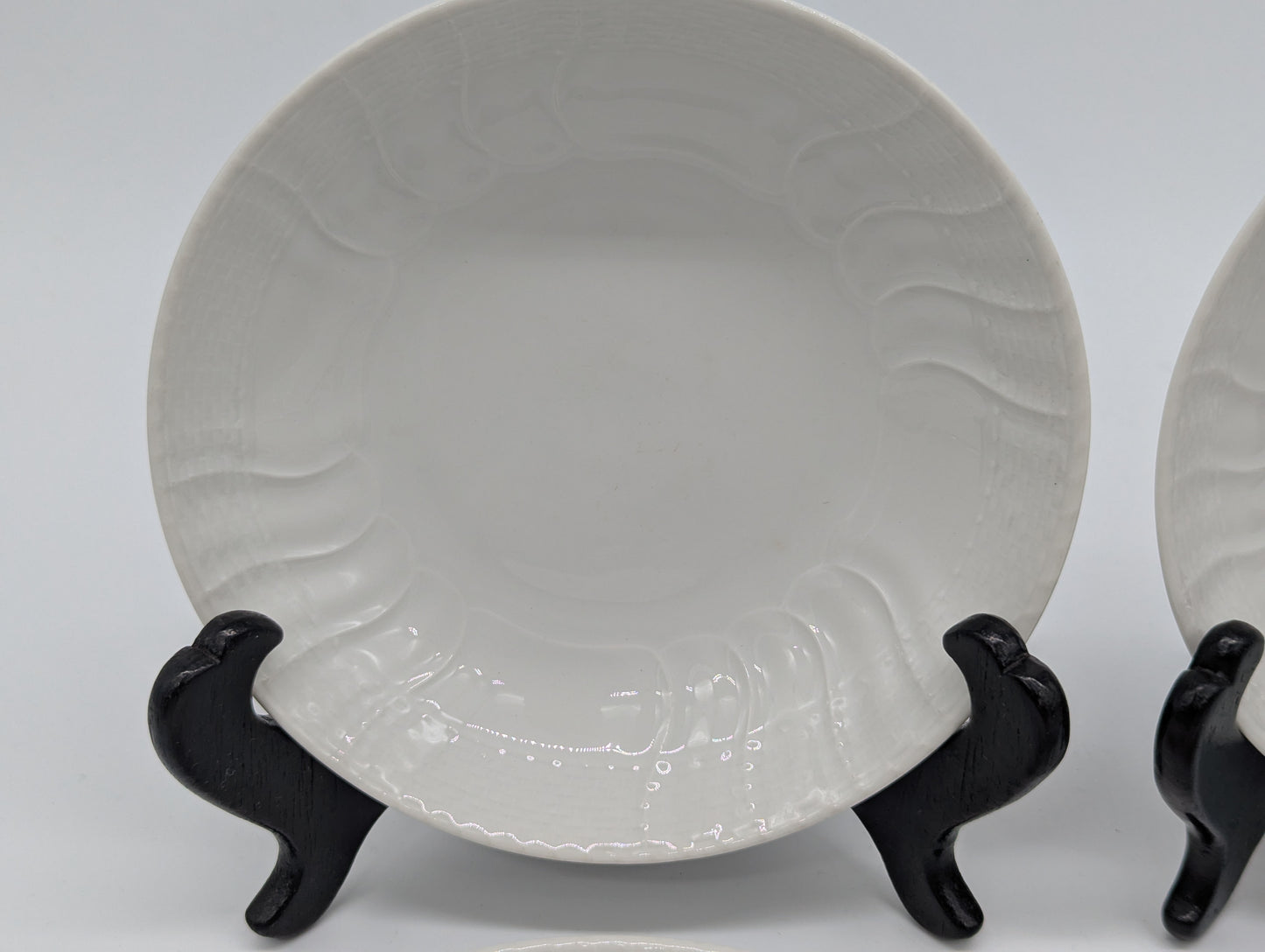 KPM Berlin Schälchen Set Kurland Weiß Reliefdekor 6 Stück