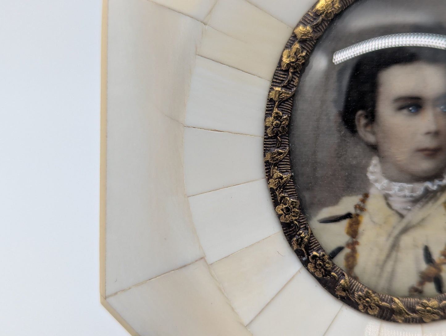 Lupenmalerei Porträt König Ludwig II. von Bayern nach J. Stieler