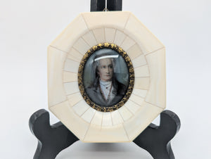 Lupenmalerei Miniaturmalerei Johann Wolfgang von Goethe nach Joseph Stieler
