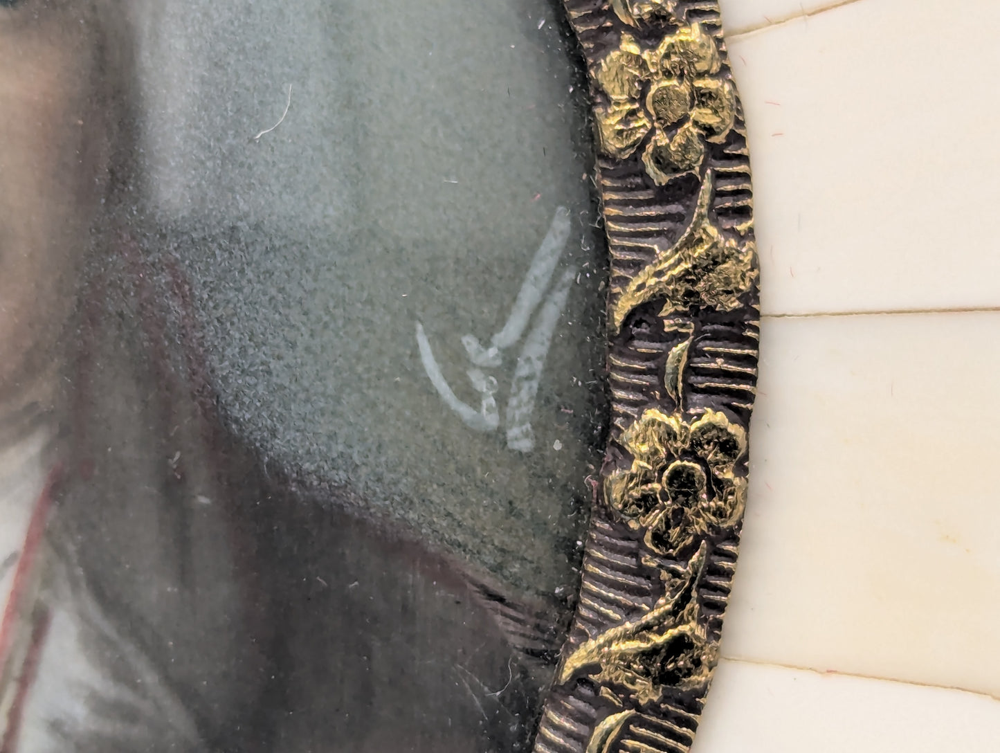 Lupenmalerei Miniaturmalerei Johann Wolfgang von Goethe nach Joseph Stieler