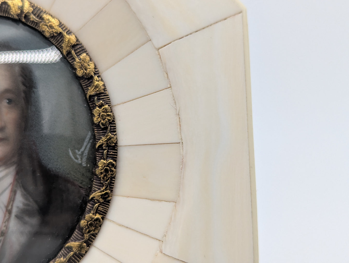 Lupenmalerei Miniaturmalerei Johann Wolfgang von Goethe nach Joseph Stieler