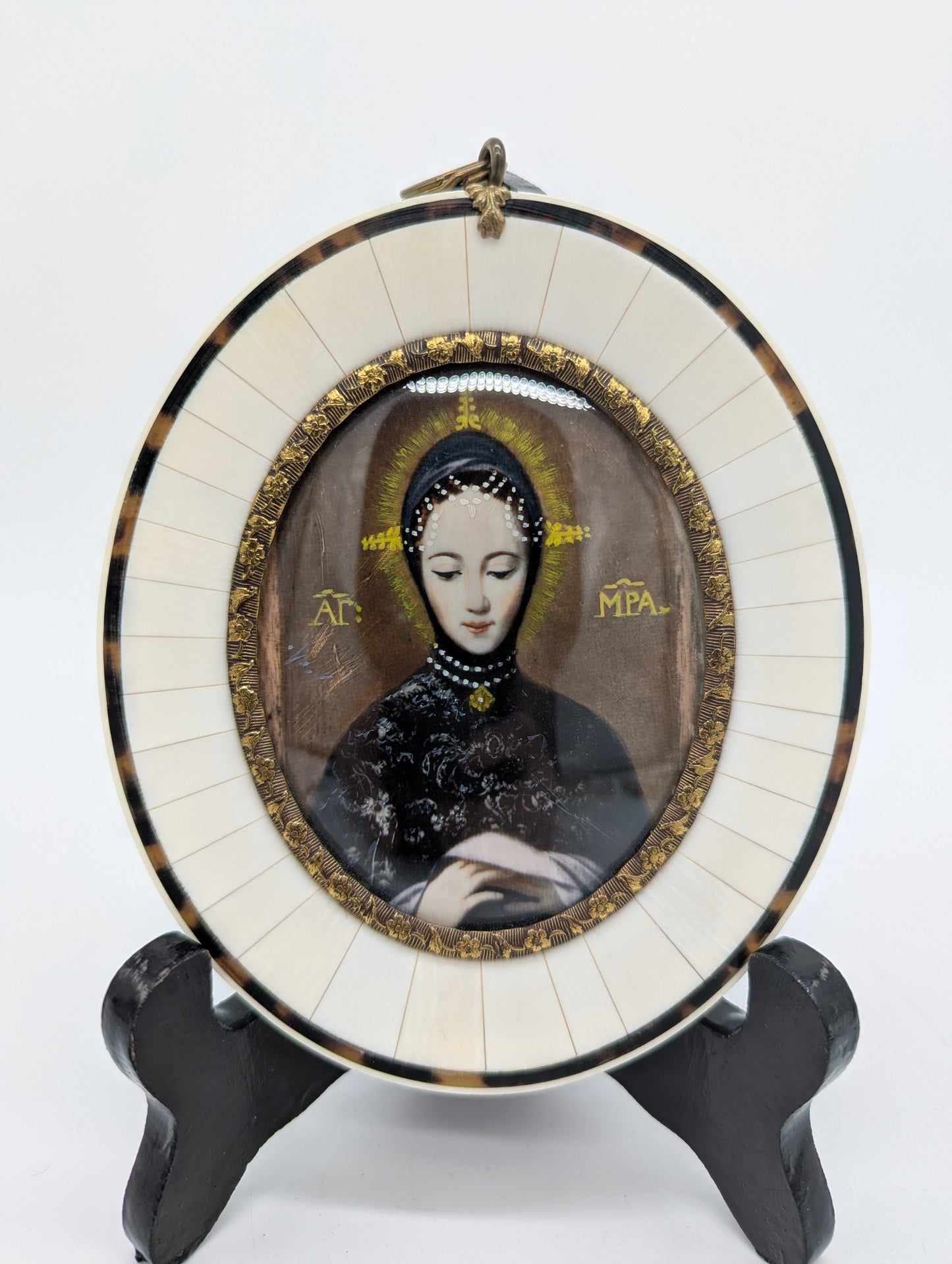 Lupenmalerei Miniaturmalerei Gnadenbild St Matthias Trier Religiöse Kunst Ikone