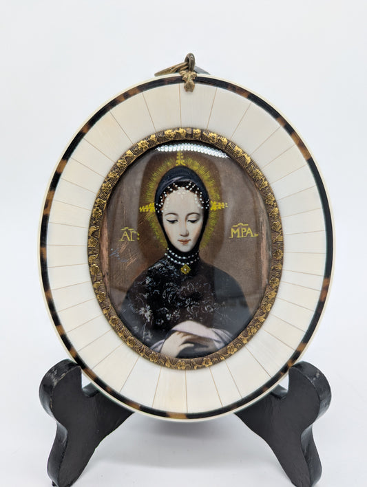 Lupenmalerei Miniaturmalerei Gnadenbild St Matthias Trier Religiöse Kunst Ikone