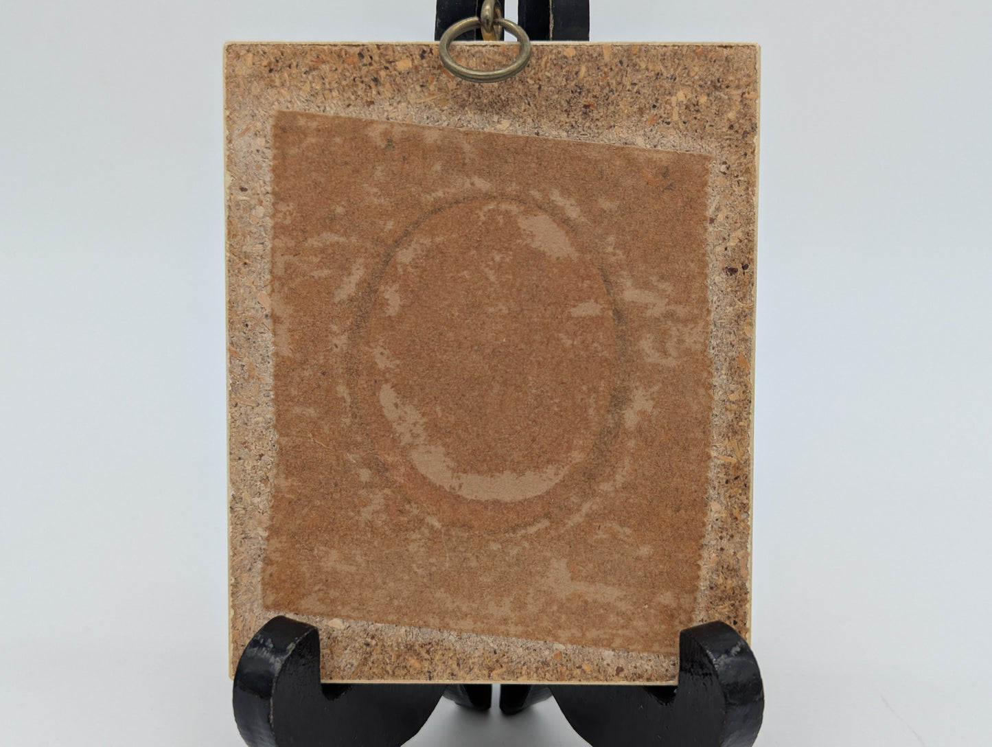 Lupenmalerei Miniaturmalerei Porträt einer Dame im blauen Kleid signiert