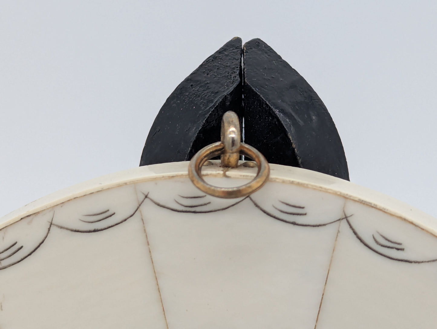 Lupenmalerei Herzogin von Devonshire Porträt Miniatur im ovalen Rahmen