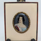 Marie von Bayern Lupenmalerei Porträt Miniatur im rechteckigen Rahmen