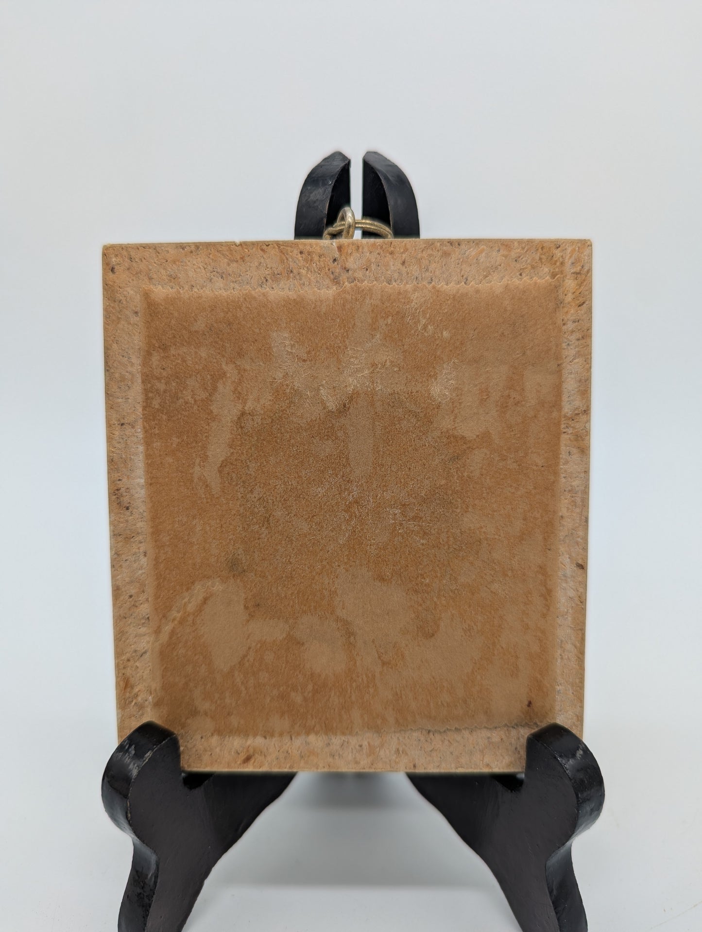 Kaiserin Elisabeth Sisi Lupenmalerei Porträt Miniatur im rechteckigen Rahmen