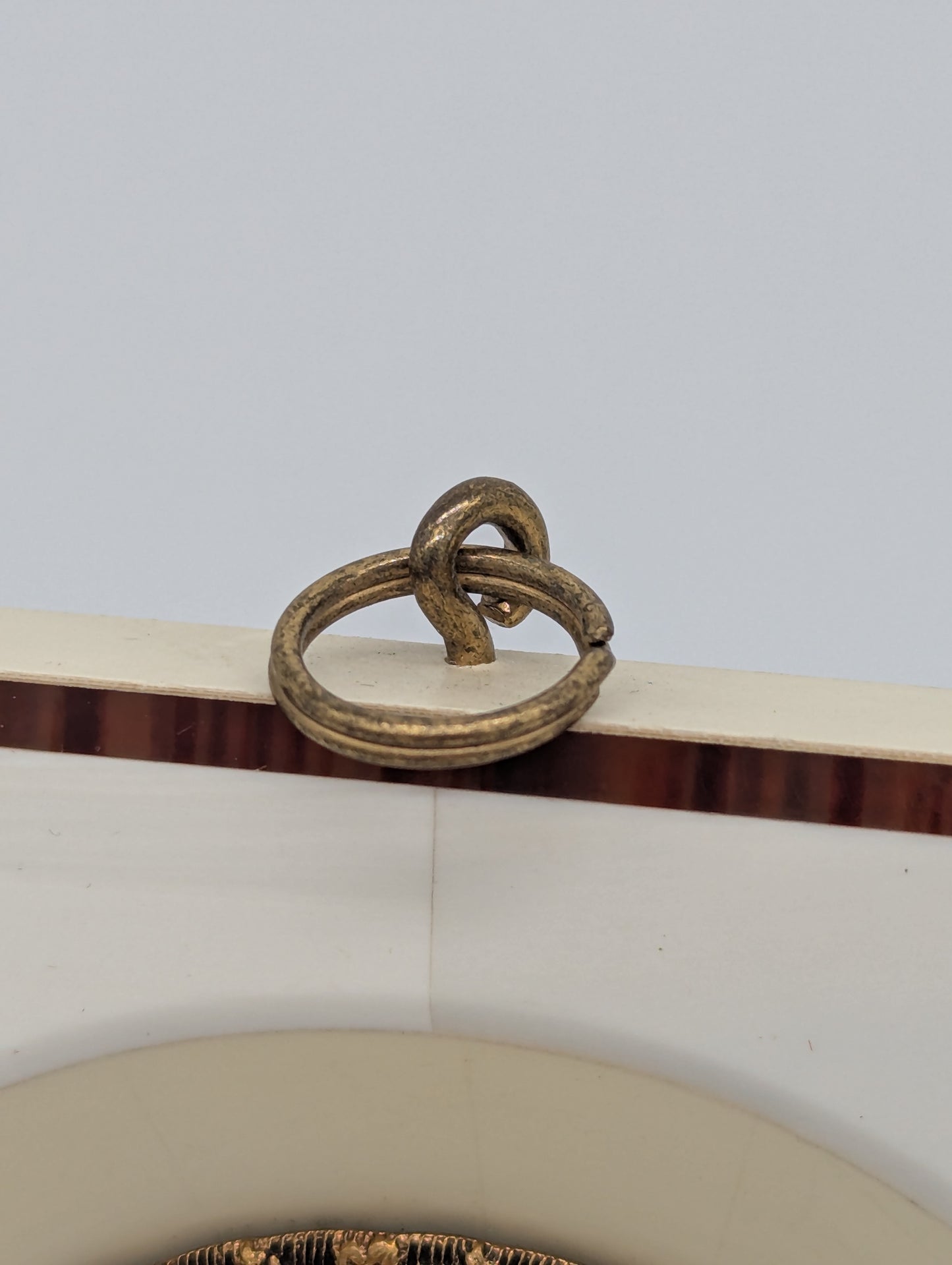 Lupenmalerei Der Gratulant nach Spitzweg feine Porträt Miniatur im Rahmen