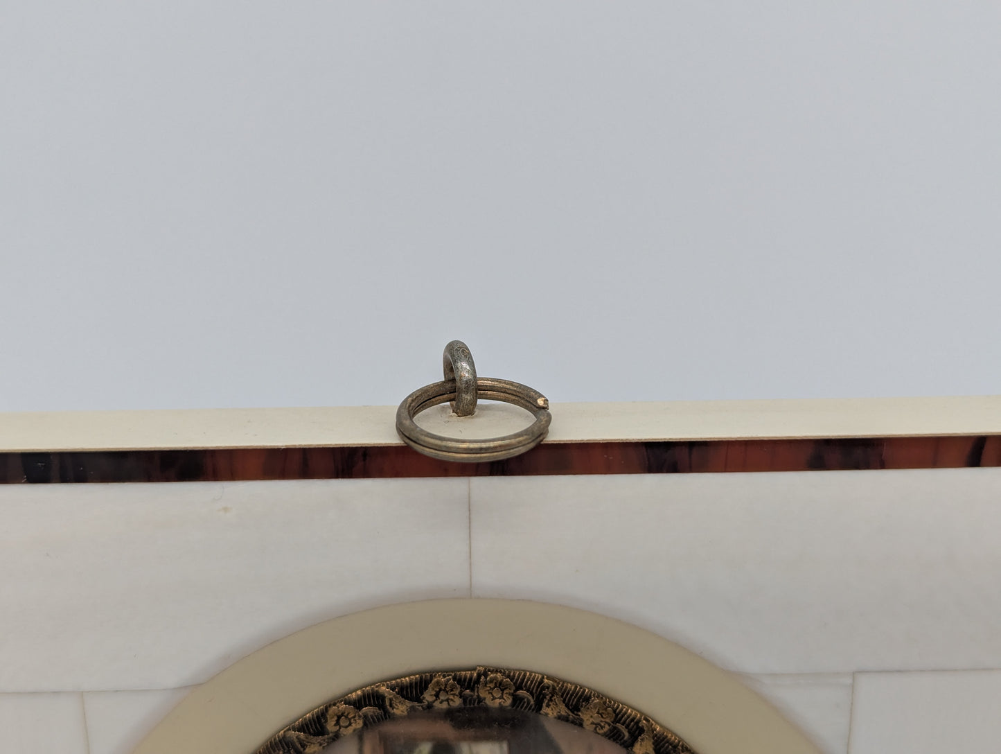 Lupenmalerei Der Liebesbrief nach Spitzweg feine Porträt Miniatur im Rahmen