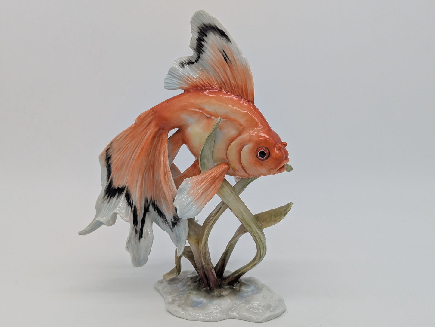 Rosenthal Goldfisch Figur Fritz Heidenreich Porzellan handbemalt Skulptur