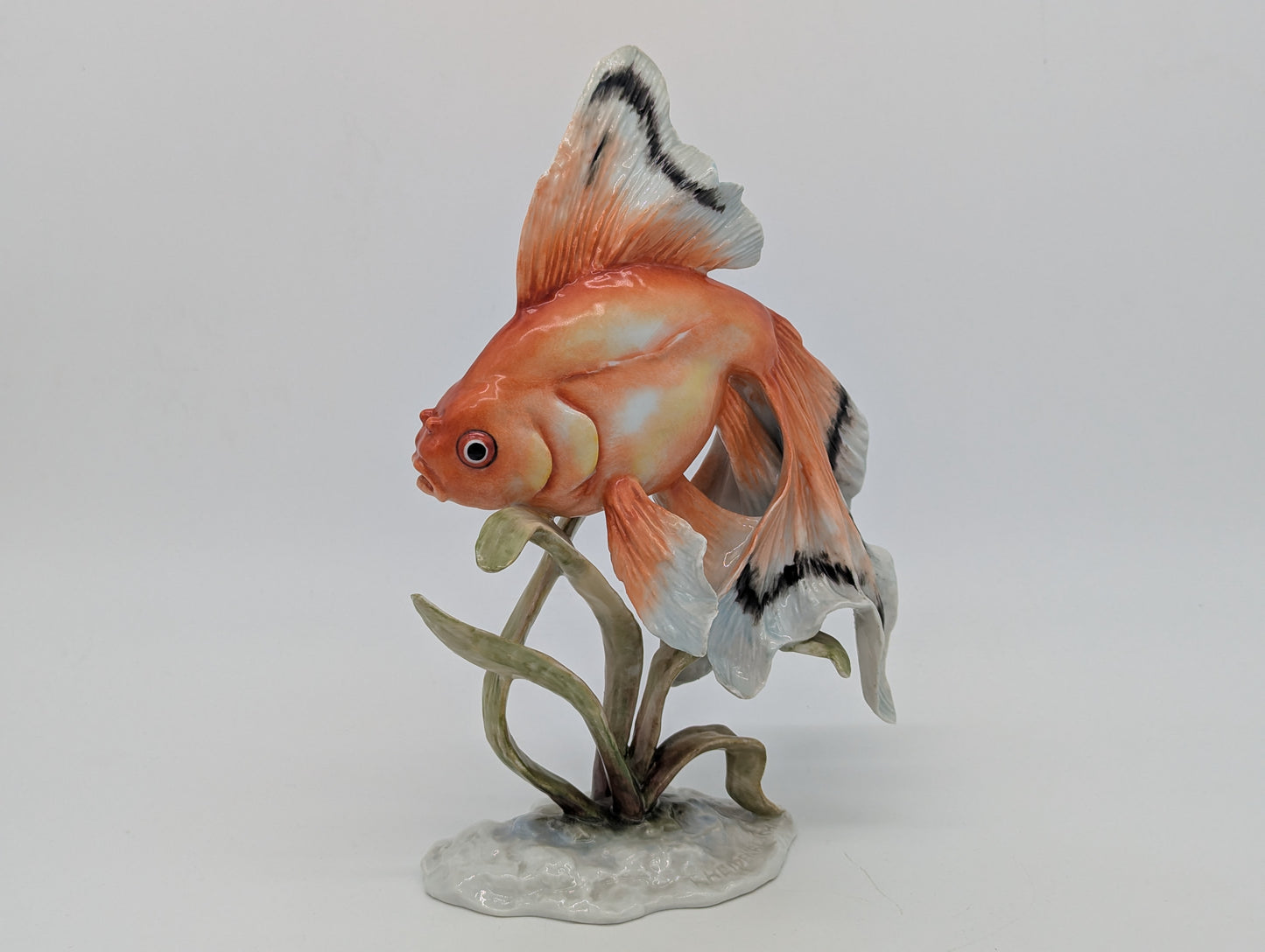 Rosenthal Goldfisch Figur Fritz Heidenreich Porzellan handbemalt Skulptur