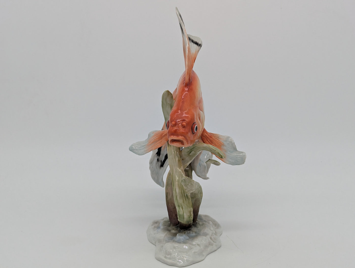 Rosenthal Goldfisch Figur Fritz Heidenreich Porzellan handbemalt Skulptur