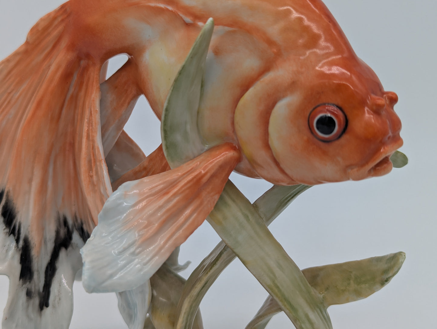 Rosenthal Goldfisch Figur Fritz Heidenreich Porzellan handbemalt Skulptur