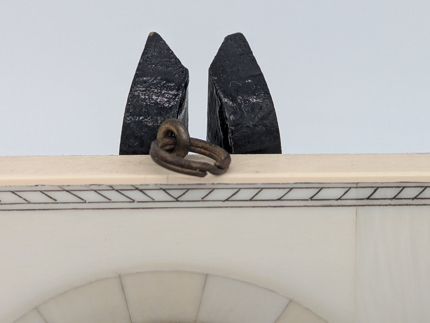 Lupenmalerei Lady Hamilton Porträt Miniatur im rechteckigen Rahmen