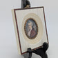 Lupenmalerei Wolfgang Amadeus Mozart feine Porträt Miniatur im Rahmen Bild