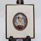 Lupenmalerei Miniaturmalerei Maria Stuart feine Porträt Miniatur im Rahmen