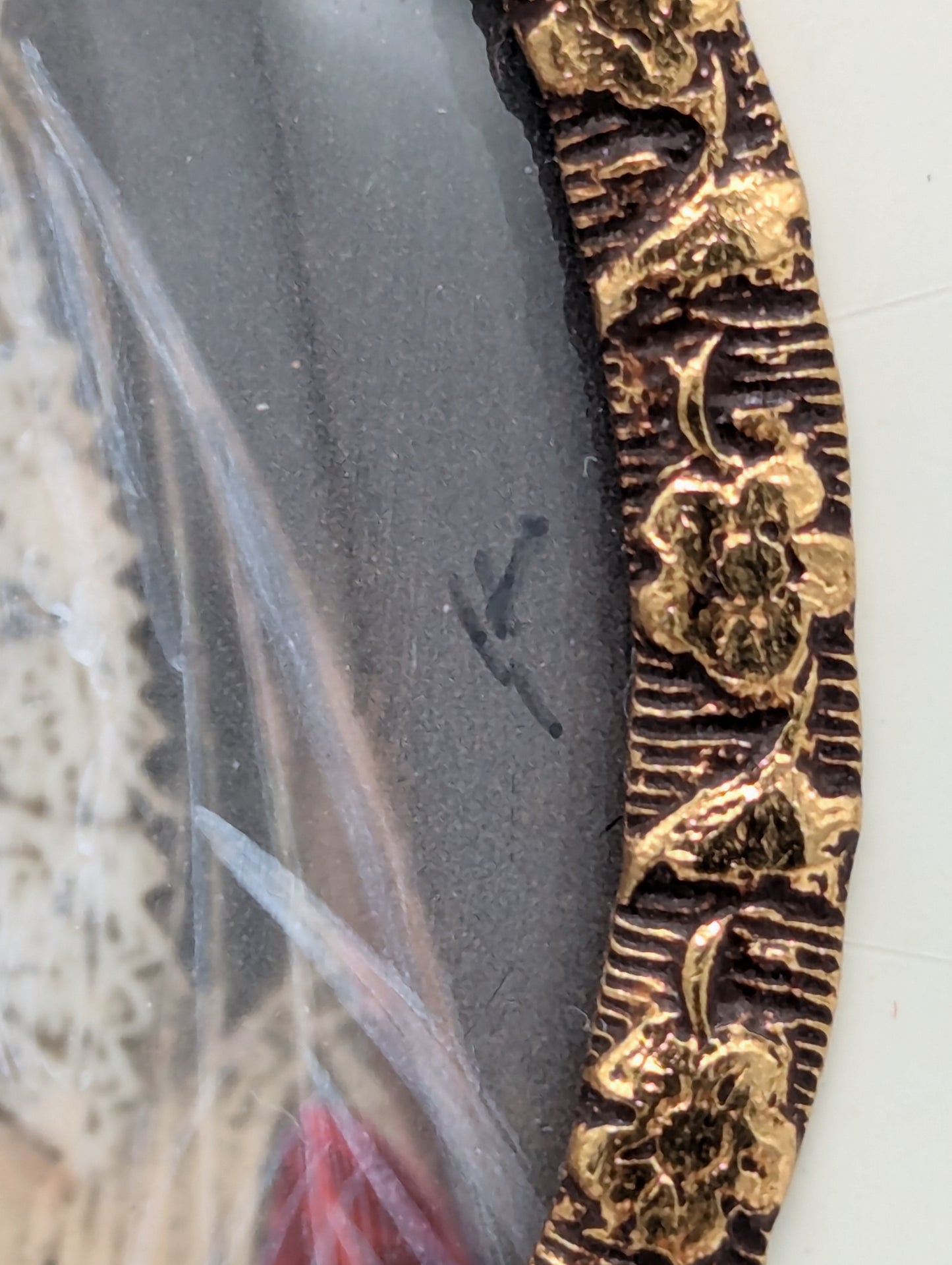 Lupenmalerei Miniaturmalerei Maria Stuart feine Porträt Miniatur im Rahmen