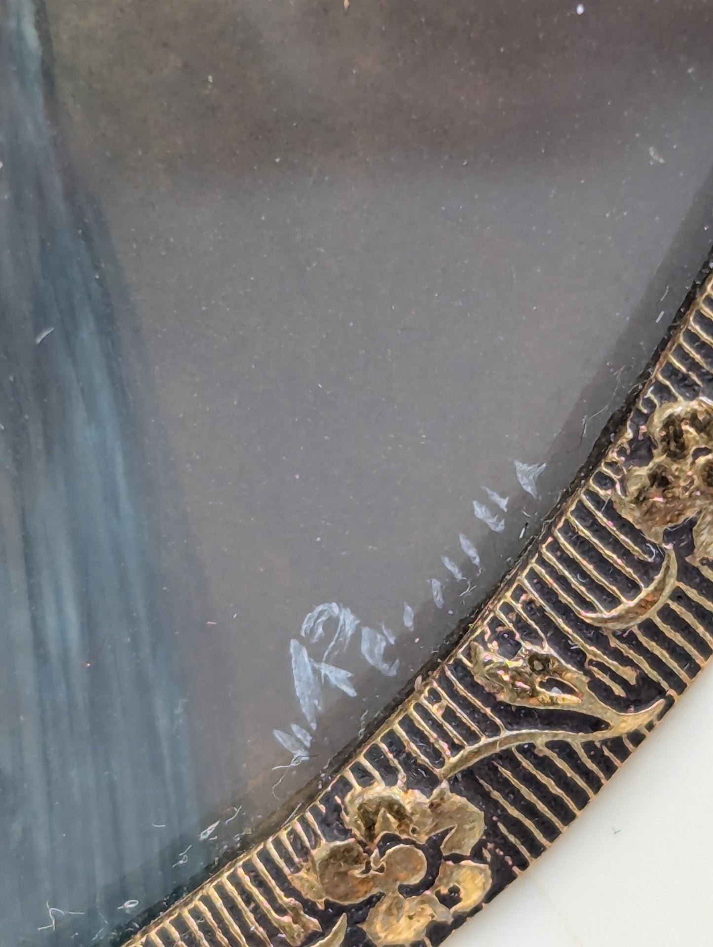 Lupenmalerei Miniaturmalerei Cosima Wagner feine Porträt Miniatur im Rahmen