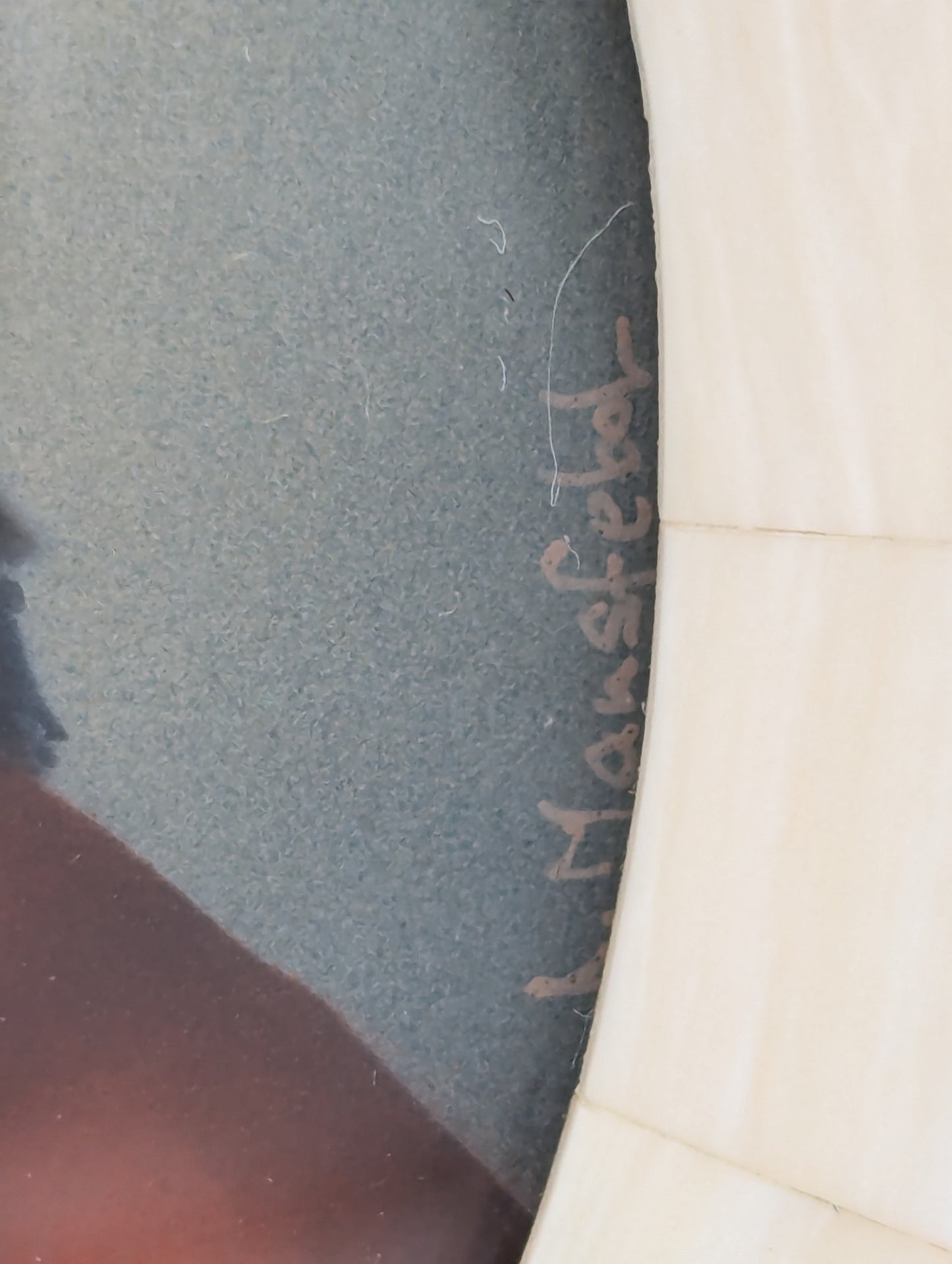 Lupenmalerei Wolfgang Amadeus Mozart Porträt Miniatur im Rahmen