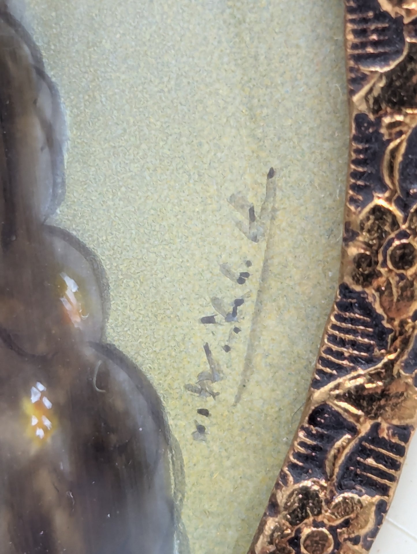 Lupenmalerei Miniaturmalerei Kaiserin Elisabeth Sissi feine Porträt Miniatur im Rahmen