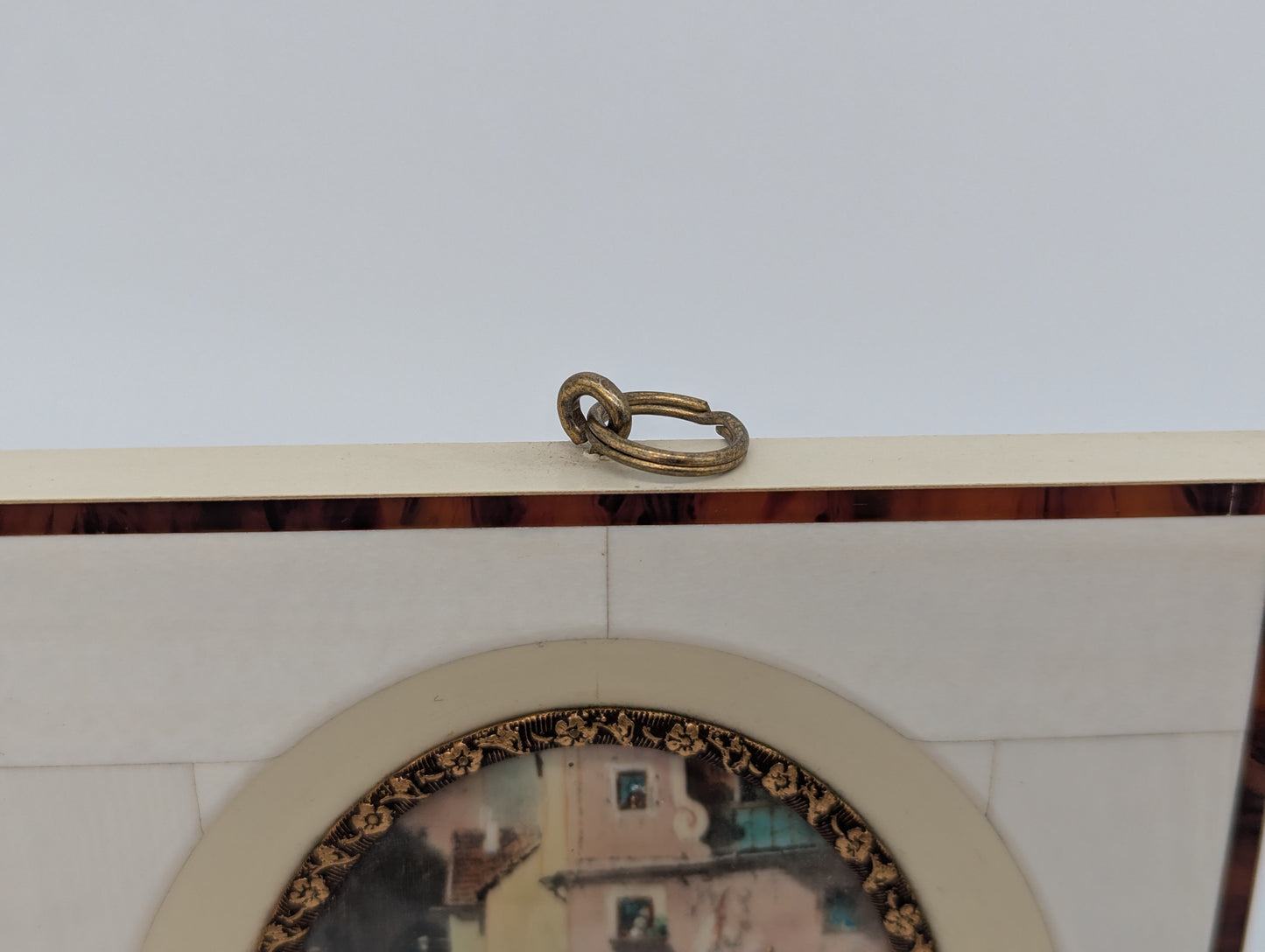 Lupenmalerei Miniaturmalerei Der Hochzeiter feine Motivszene im Rahmen