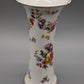 Antike Beyer und Bock Porzellan Vase Florales Dekor mit Goldrand