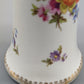 Antike Beyer und Bock Porzellan Vase Florales Dekor mit Goldrand