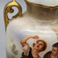 Antike RS Suhl Prunk Vase Klassisches Motiv mit Goldstaffierung