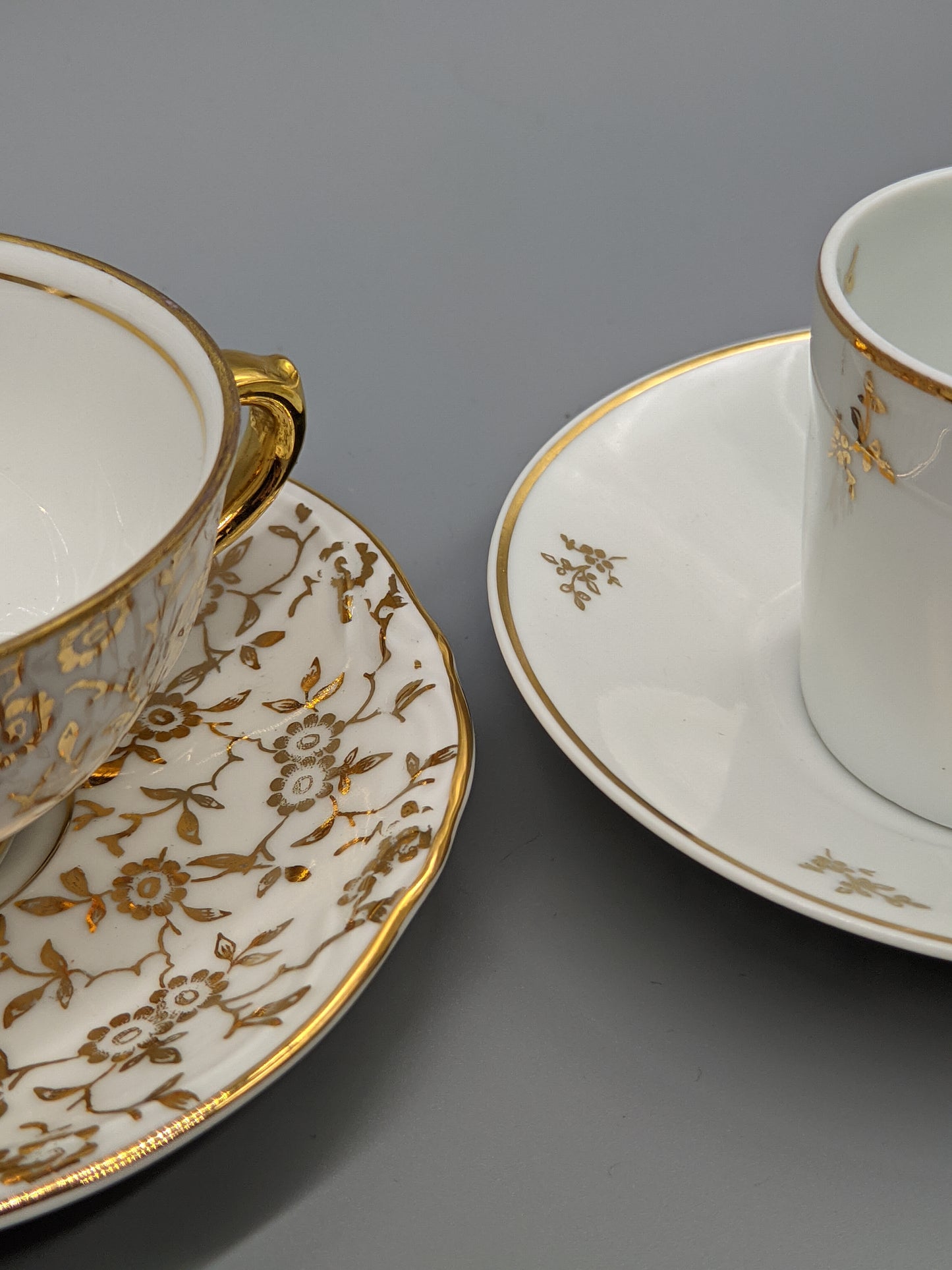 Exklusive Sets aus Porzellan – Edle Vintage Mokka Tassen