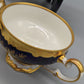 Edles Weimar Porzellan Mokka Set – Echt Kobalt mit Prunkgold