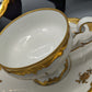 Edles Weimar Porzellan Mokka Set – Echt Kobalt mit Prunkgold