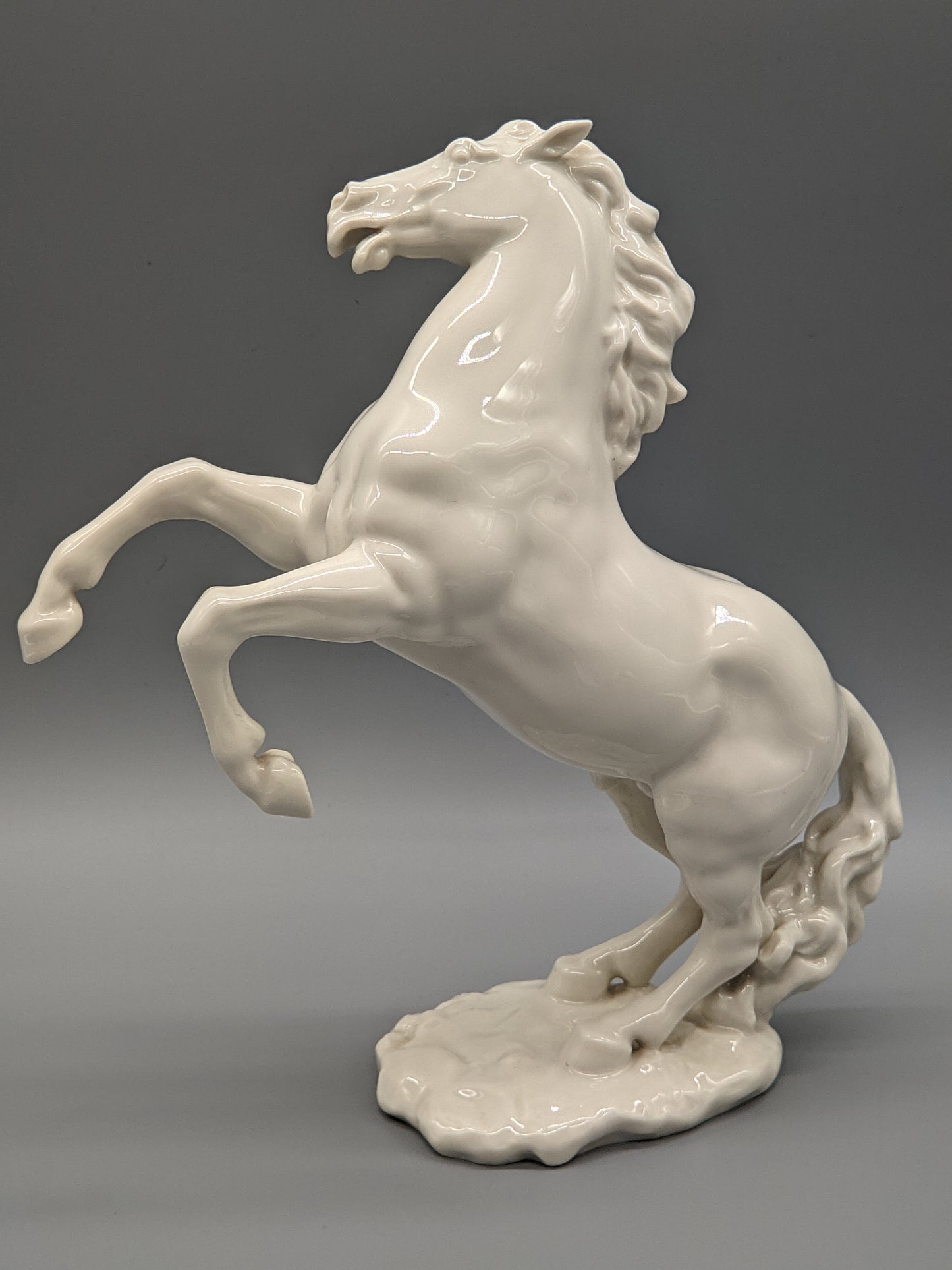 Hutschenreuther Porzellan Figur Steigendes Pferd von G. Granget