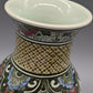 Villeroy & Boch Paon Vase Handausgemaltes Pfauen Motiv