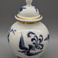Schumann Arzberg Deckel Vase  Paradiesvogel-Dekor in Echt Cobalt