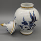 Schumann Arzberg Deckel Vase  Paradiesvogel-Dekor in Echt Cobalt