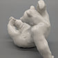 Meissen Bär Weiß Verspielte Porzellan Figur Meissener Porzellan
