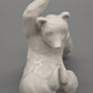 Meissen Bär Weiß Verspielte Porzellan Figur Meissener Porzellan