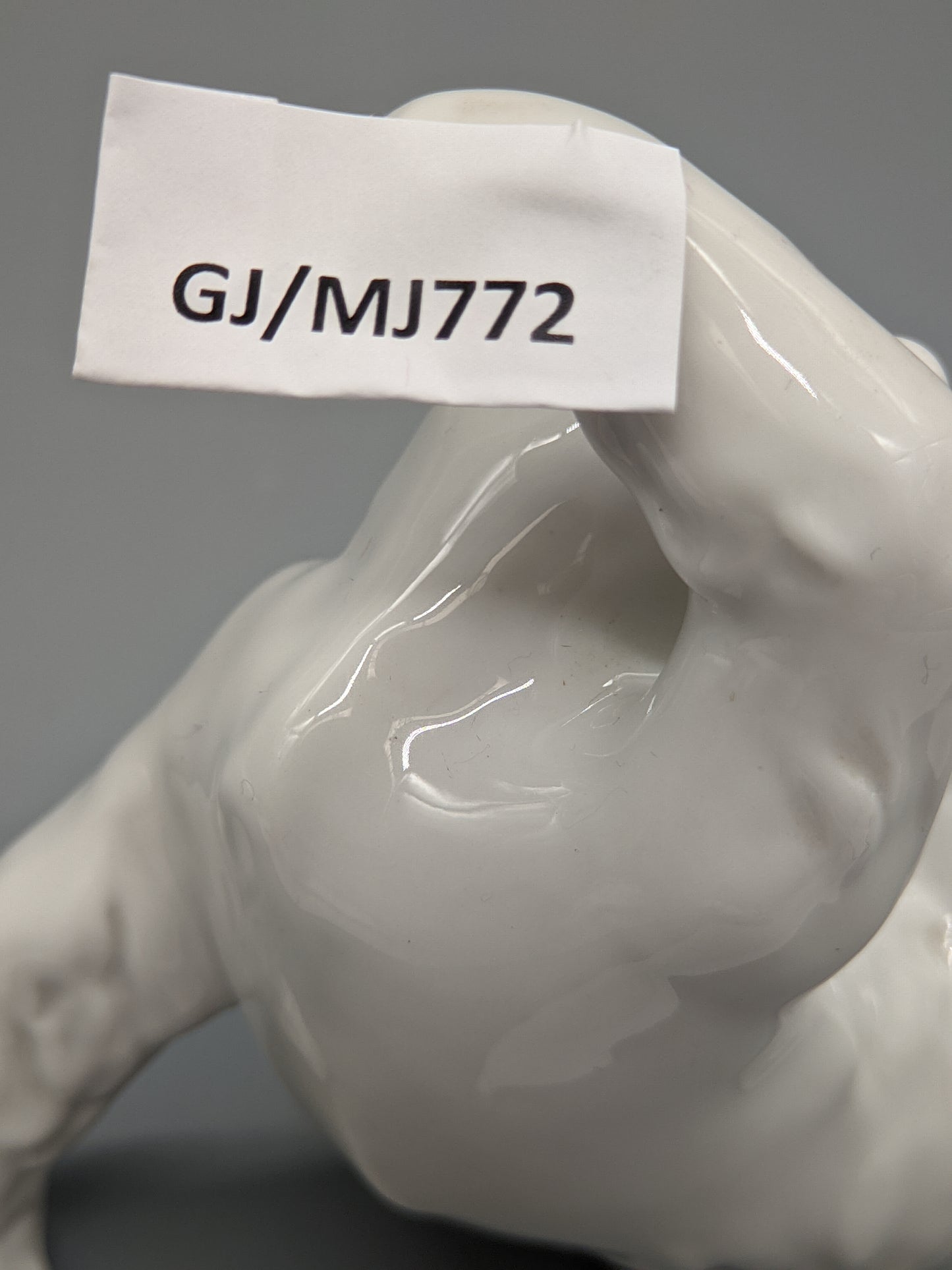 Meissen Bär Weiß Verspielte Porzellan Figur Meissener Porzellan