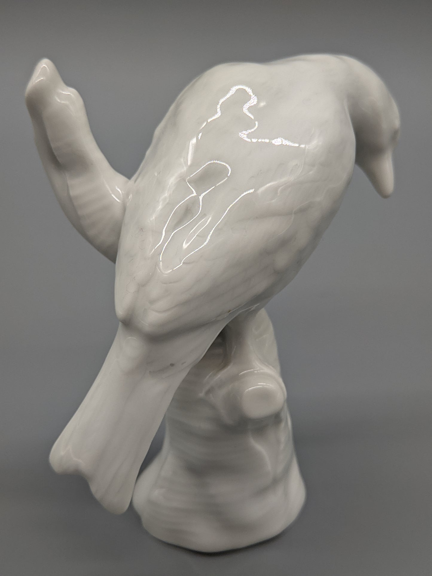 Edle Meissen Porzellan Figur Weißer Vogel Klassische Handwerkskunst