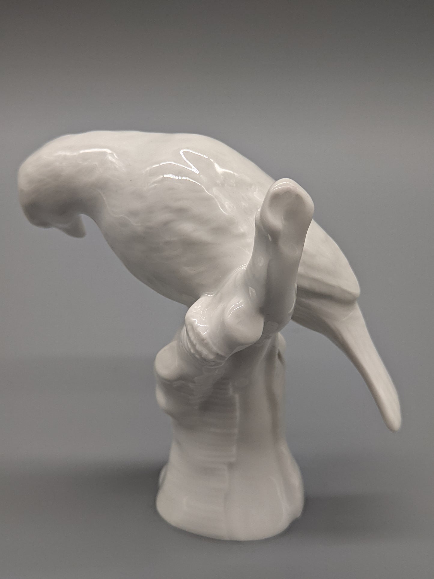Edle Meissen Porzellan Figur Weißer Vogel Klassische Handwerkskunst