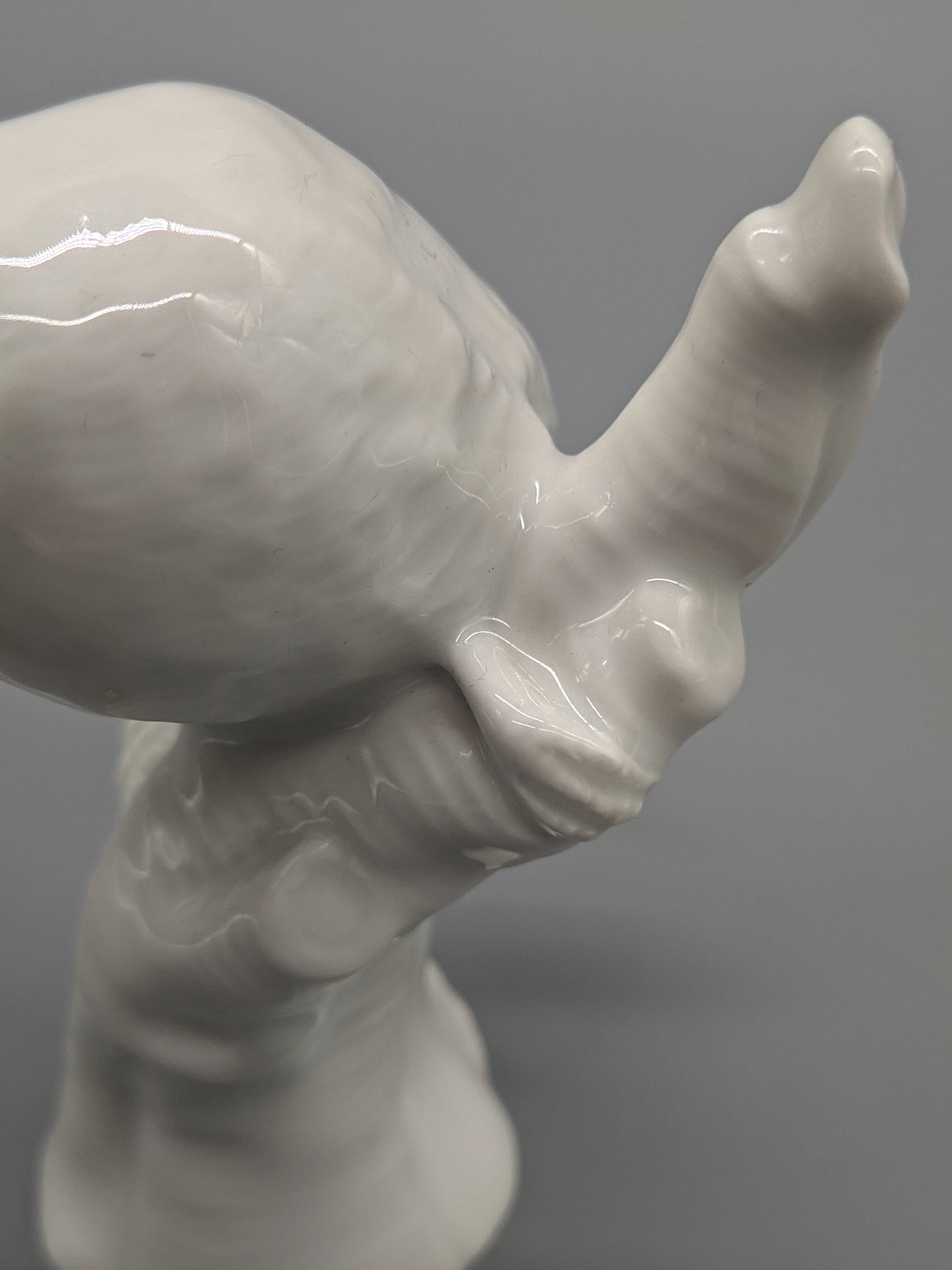 Edle Meissen Porzellan Figur Weißer Vogel Klassische Handwerkskunst