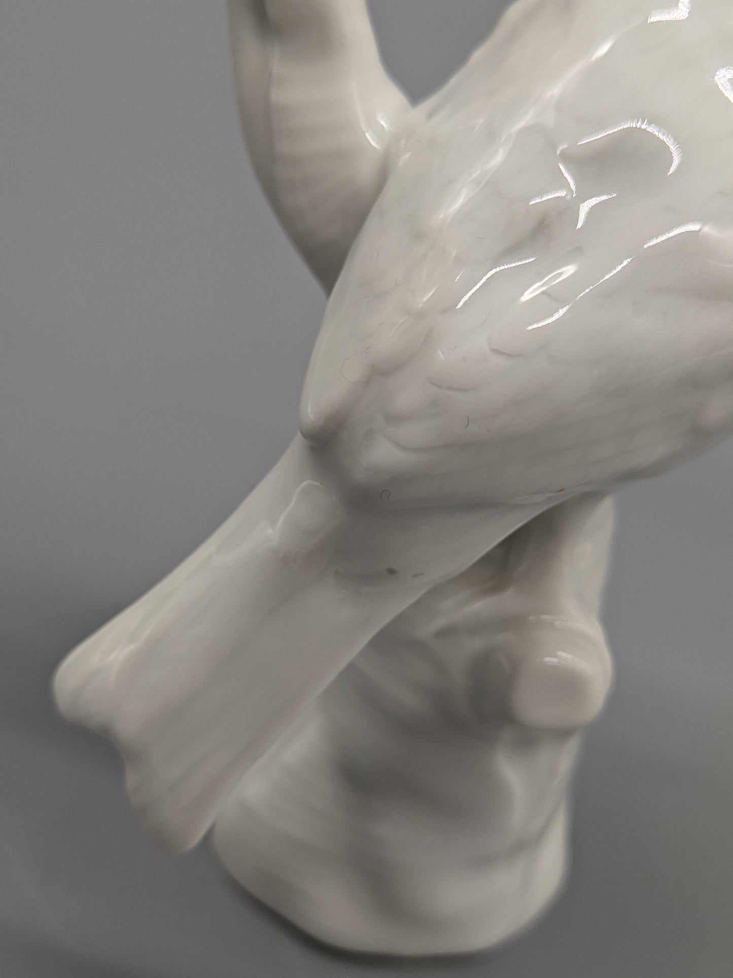 Edle Meissen Porzellan Figur Weißer Vogel Klassische Handwerkskunst