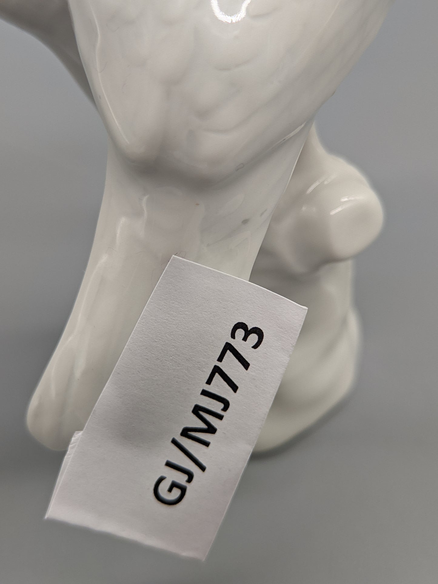 Edle Meissen Porzellan Figur Weißer Vogel Klassische Handwerkskunst