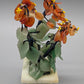 Asiatischer Edelstein Bonsai Baum Kunstvoller Jade und Karneol Dekobaum