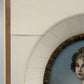 Antike Porträtminiatur Dame im Empire-Stil Signiert Libon