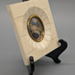 Französische Schule (XIX) Damen Portrait Miniatur Gemälde