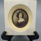 Antike Miniatur Biedermeier Dame im Rahmen Porträt Damen Bild
