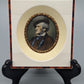 Miniatur Gemälde Richard Wagner XIX Jhd Rahmen