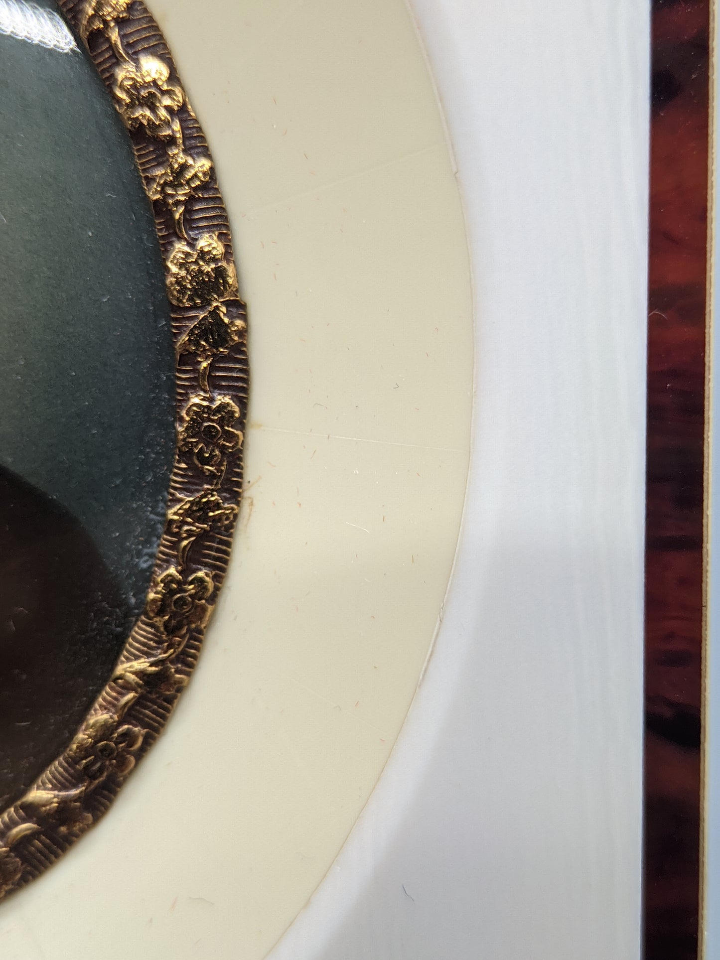Miniatur Gemälde Richard Wagner XIX Jhd Rahmen